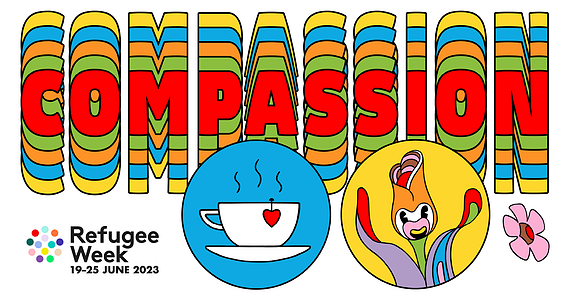 Refugee Week 2023 virtual showcase banner